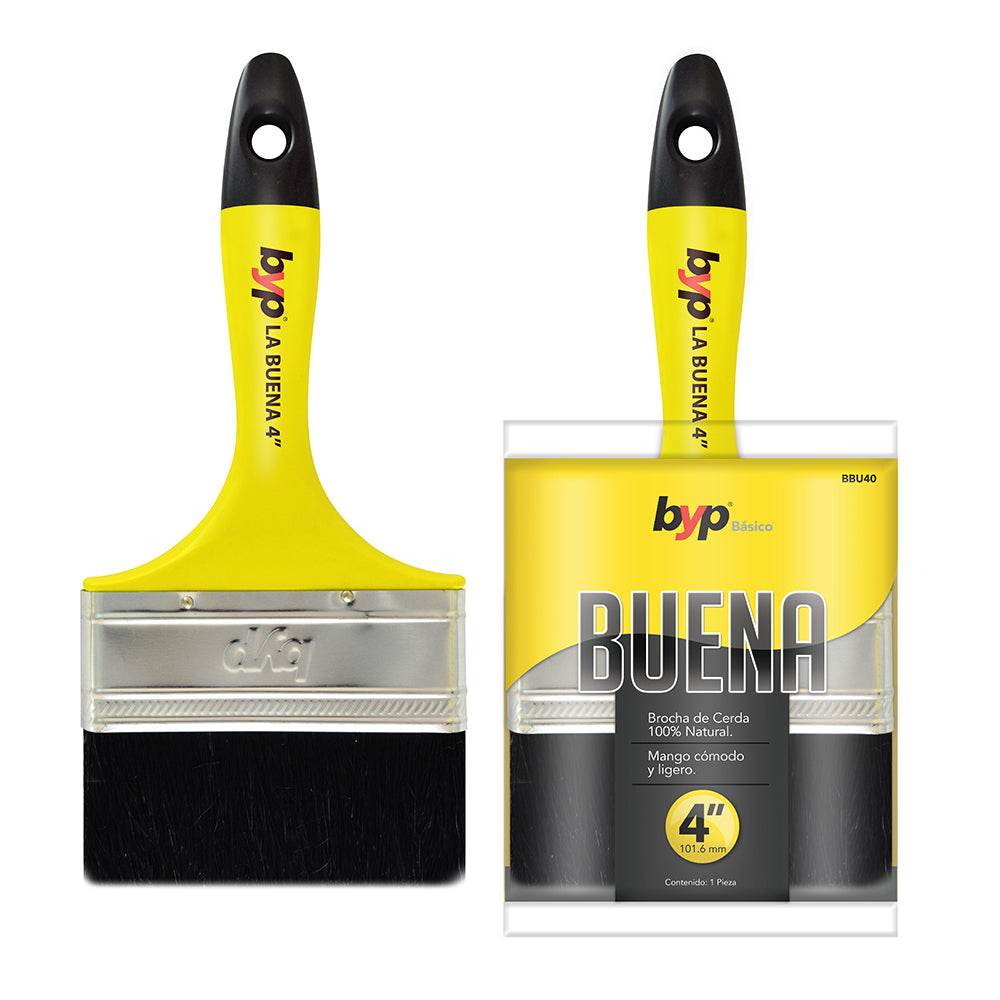 Brocha de cerda natural "La buena" - byp