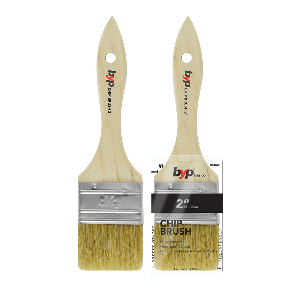 Brocha de cerda natural blanca "Chip brush 1500" - byp