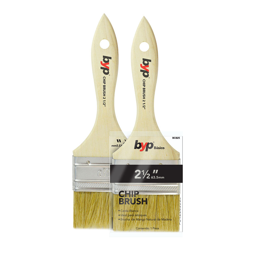 Brocha de cerda natural blanca "Chip brush 1500" - byp