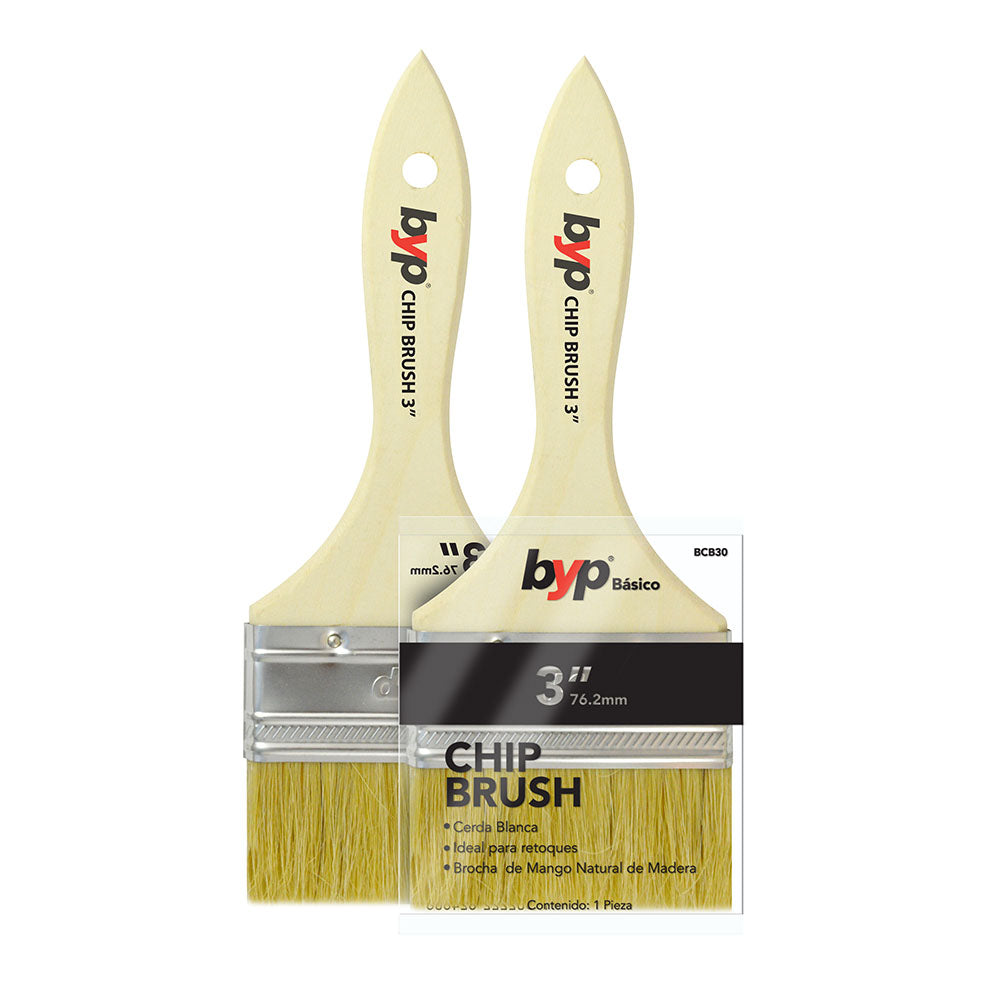 Brocha de cerda natural blanca "Chip brush 1500" - byp