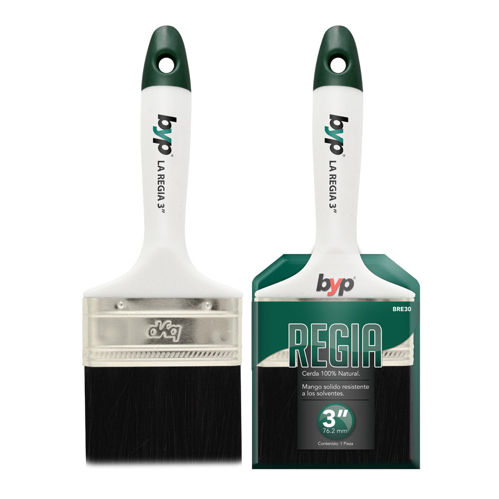 Brocha de cerda natural "La regia" - byp