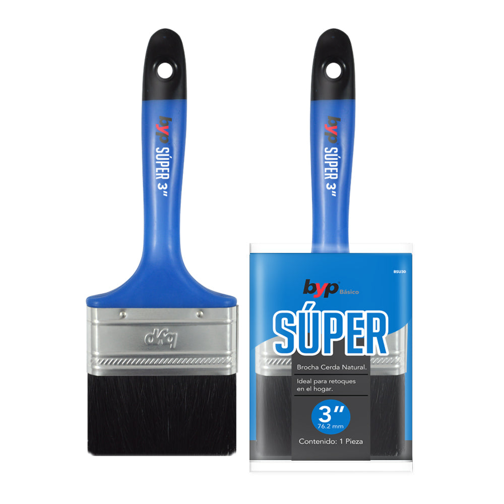 Brocha de cerda natural "La super" - byp