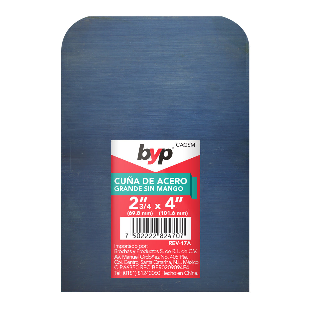 Cuña de acero sin mango - byp