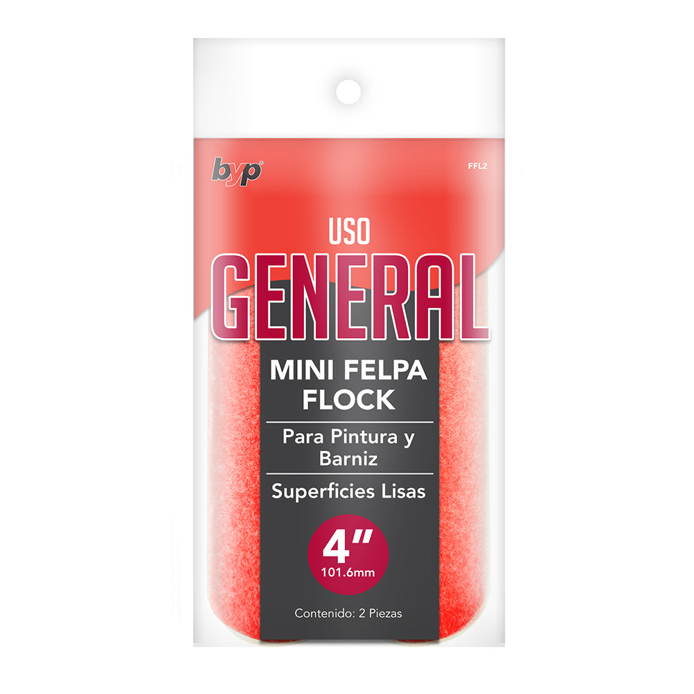 Mini felpa flock para barniz y pintura - byp