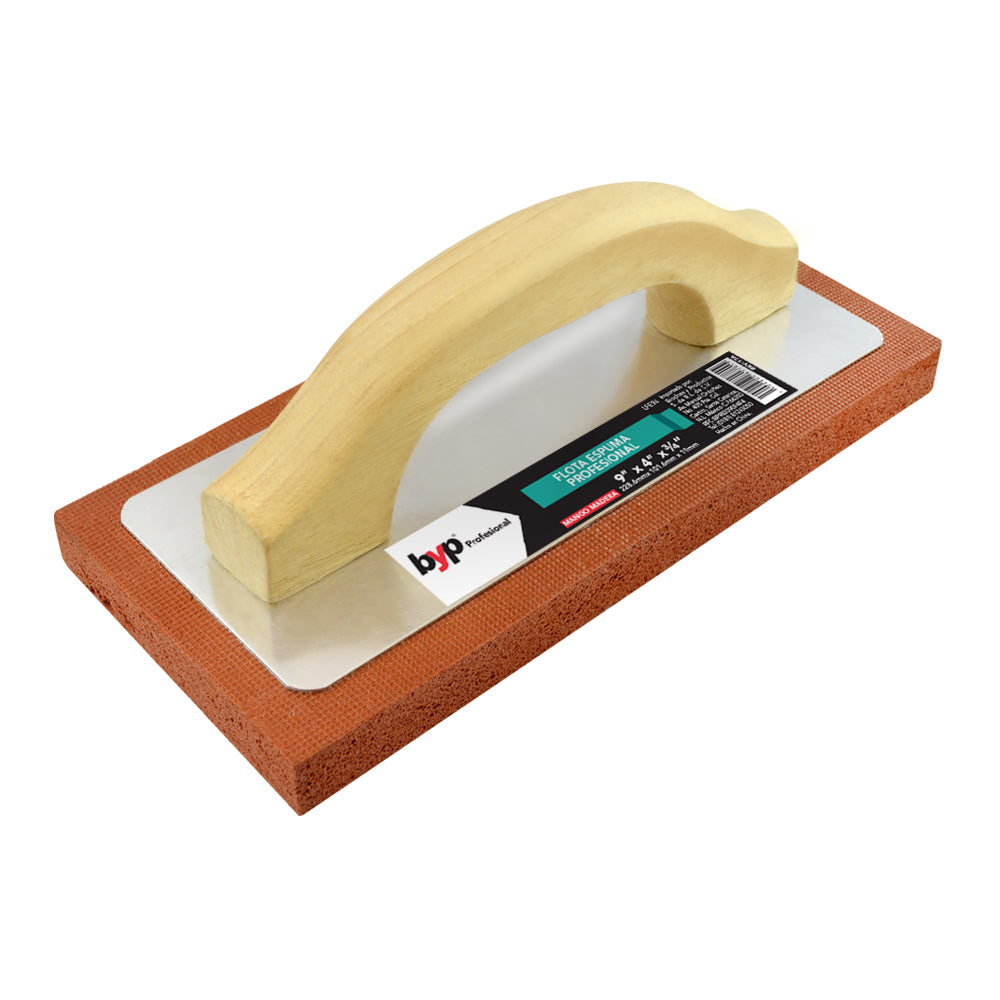 Flota de espuma con mango de madera - byp