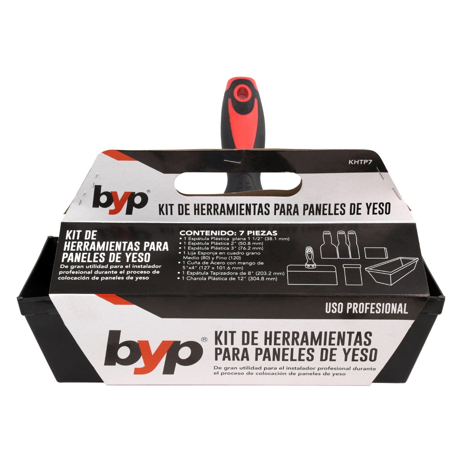 Kit 7 Piezas Herramientas para Paneles de Yeso
