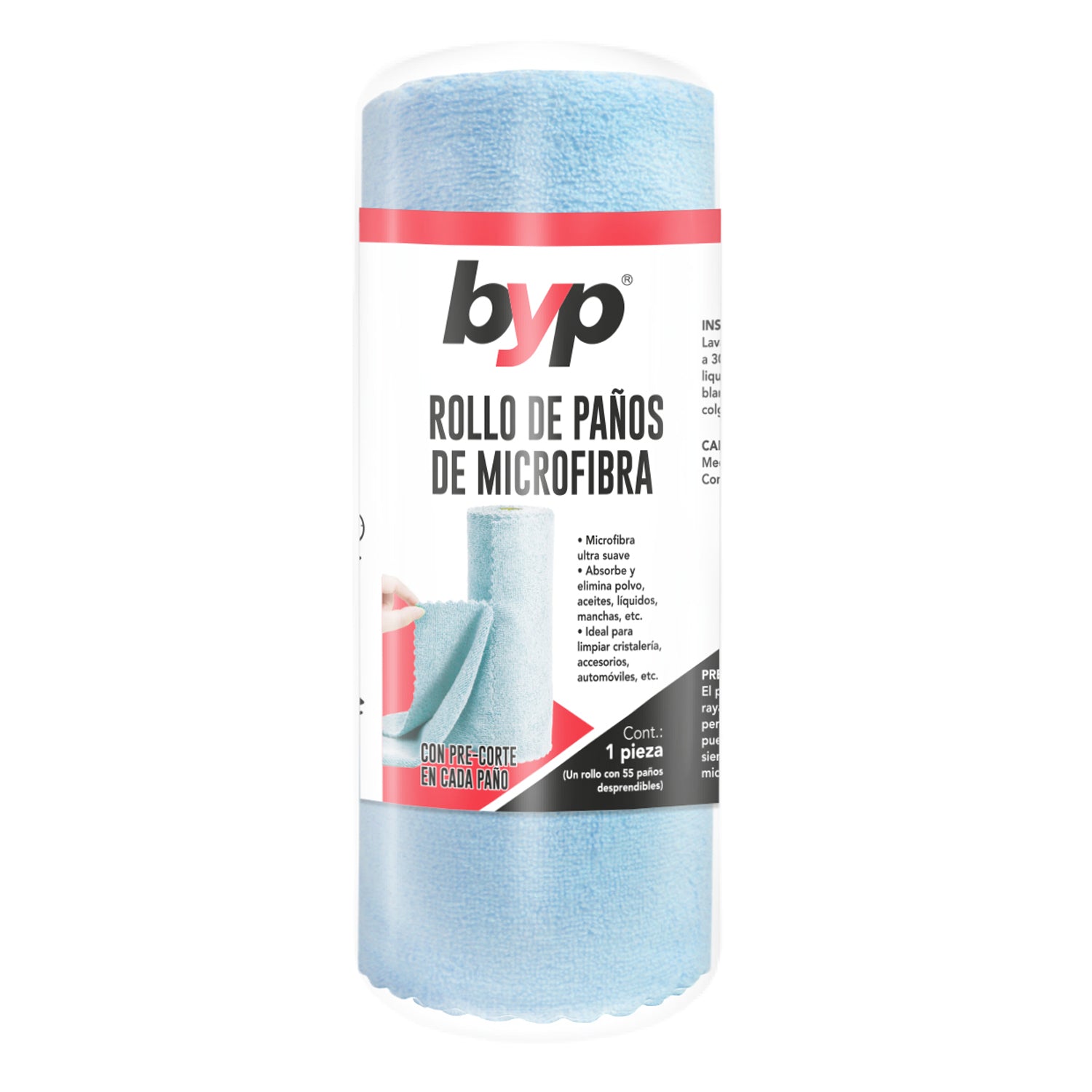 Rollo de Paños de Microfibra