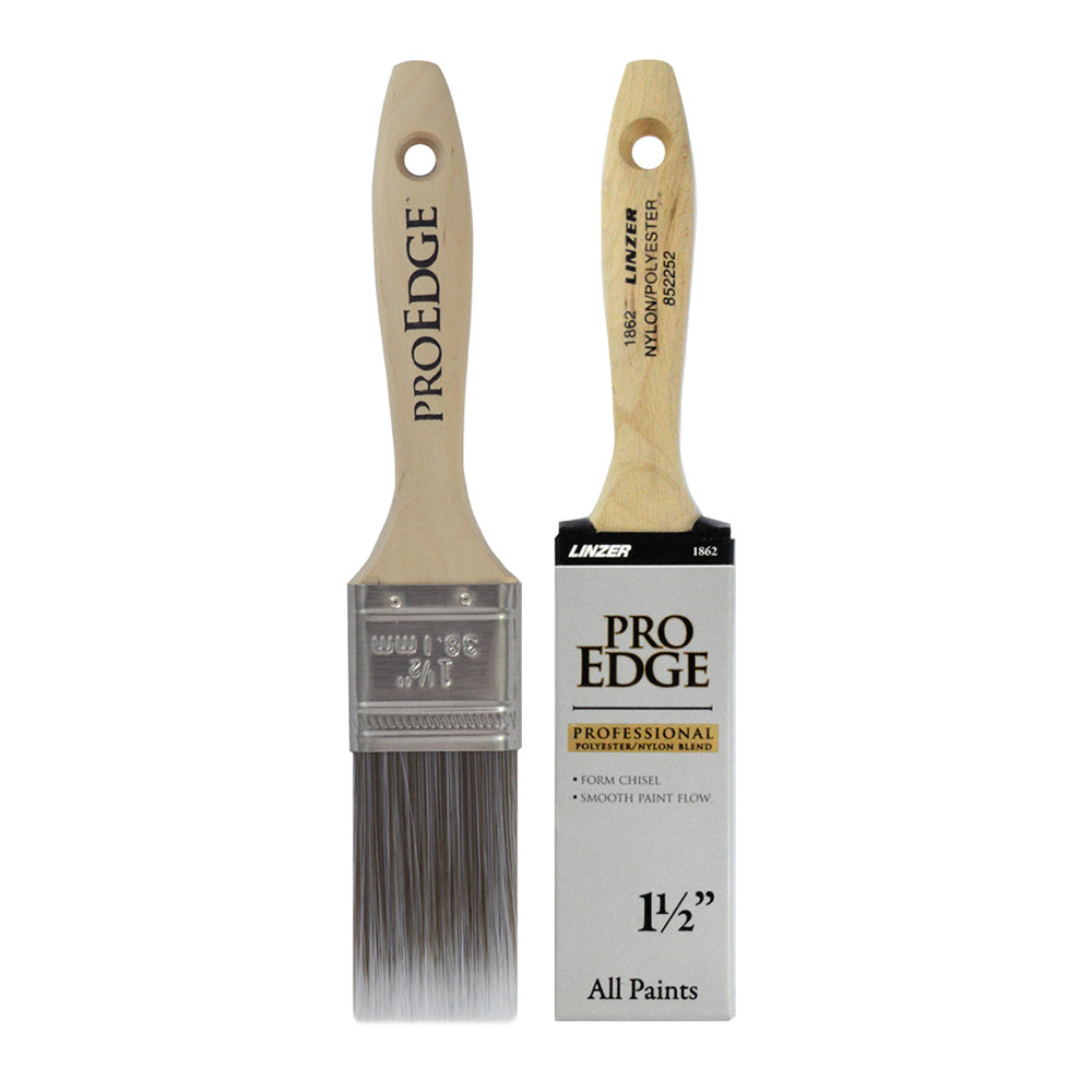 Brocha "Pro edge" de poliéster y nylon (Corte recto) - byp