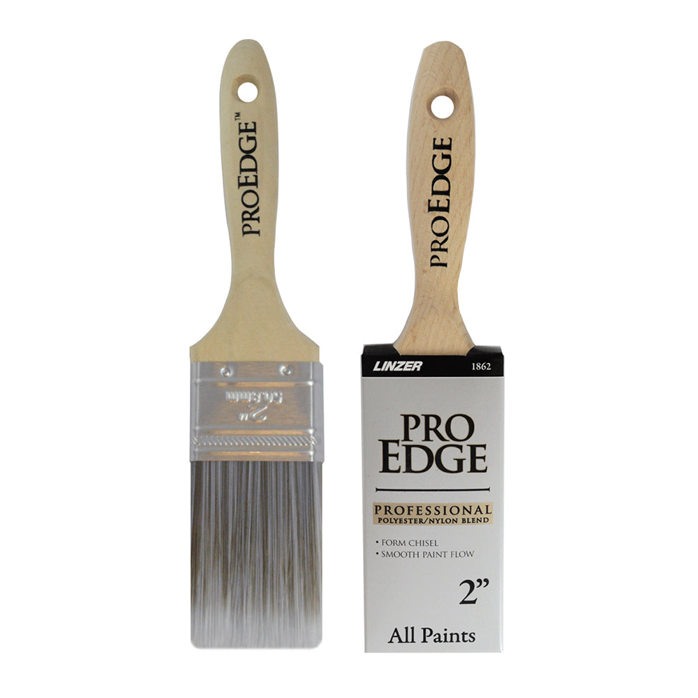 Brocha "Pro edge" de poliéster y nylon (Corte recto) - byp