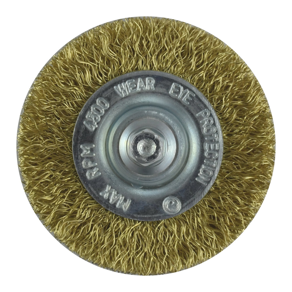 Carda circular para taladro (Zanco 1/4") - byp